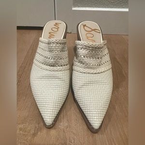 Sam Edelman Beige Mules